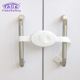 Baby Safety Lock Factory Direct Price Adjustable Fabric Cabinet Lock Baby Protector Baby Lock for Drawer White