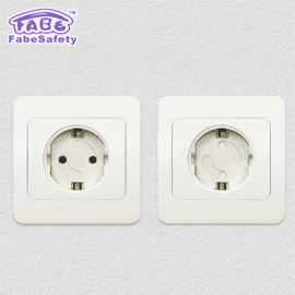 Electric Outlet Covers Self-Closing White Heart Plate Wall Socket Plugs Multifunction Child Proofing Baby Safety Wall Socket